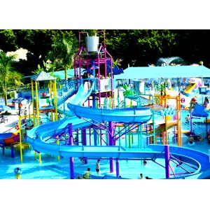 Anti - UV Amusement Park 30m3/H Aquatic Playground Equipment