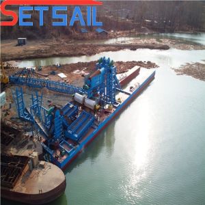 Gold Mining Equipment Used in River with 1.4mx1.2m-2.6mx1.5m Drum Screen Length