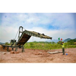 China Carriage Way Width 3.8m Mechanized Bridge Modular Bridge System on sale
