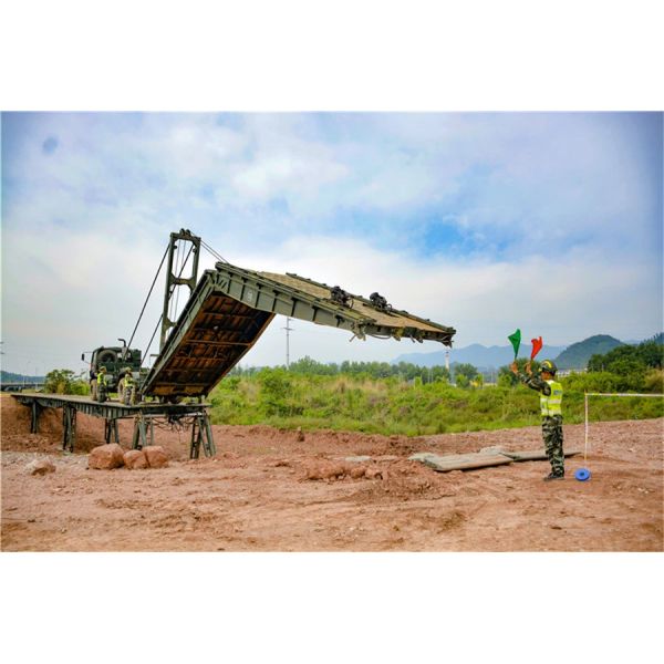 Quality Carriage Way Width 3.8m Mechanized Bridge Modular Bridge System wholesale