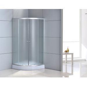 China White Corner Sliding Shower Enclosure 900x900x1950mm on sale