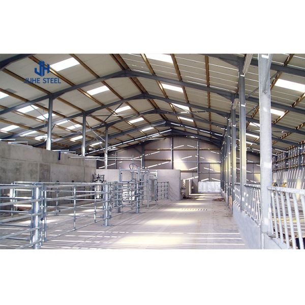 Quality Q345 Steel Structure Design Livestock Farm Shed for Goat/Cattle Farms MTS Drawing wholesale