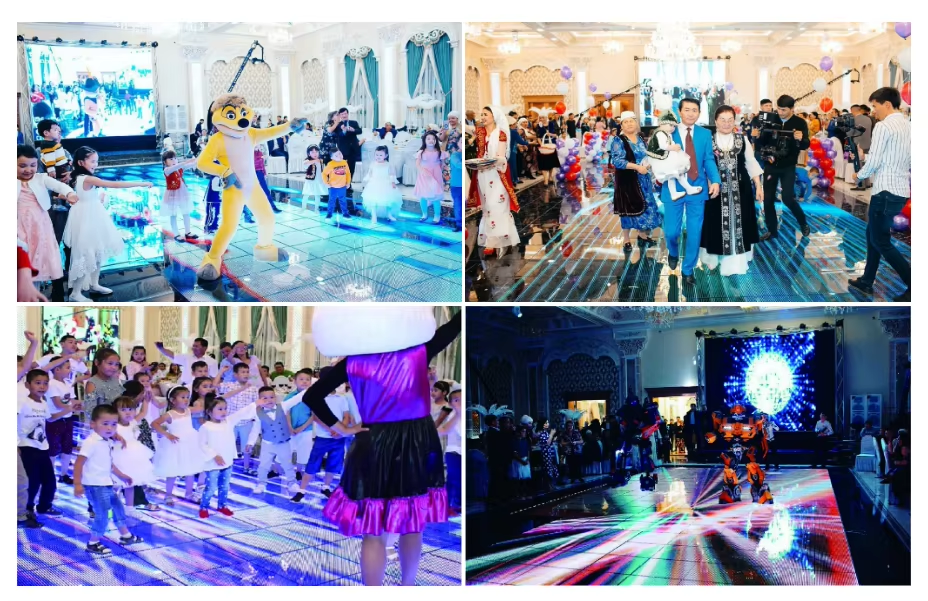 Changeable Shapes Stable Signal P3.91 LED Outdoor Display For Commercial Performance Control Room