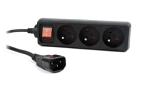 Power strip for an UPS C13 socket outlet with Fused power switch 16A