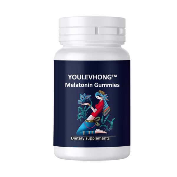 Natural Berry Flavor Melatonin Supplements Gummy 60 Vegan For Adults Stay Asleep Longer