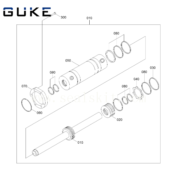 R210W-7 R210W-9 HW210 Front Axle Steering Gear Seal Kit Part Name Hyundai Wheel Excavator STRG ZGAQ-02371 ZGAQ02371