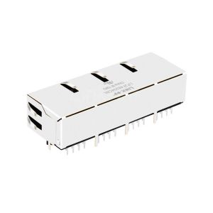 LPJF46204CNL 10/100 Base-T Tab Down Without LED 1x4 Port Ethernet RJ45 Jack