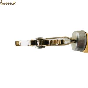 Beekeeping Tool wooden handle Frame Manual Wheel Type Wire Embedder for