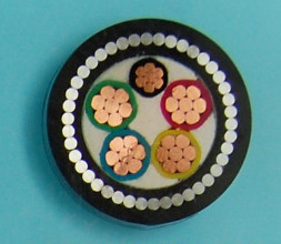 Copper core PVC insulated PVC sheathed cable 0.6 / 1kV