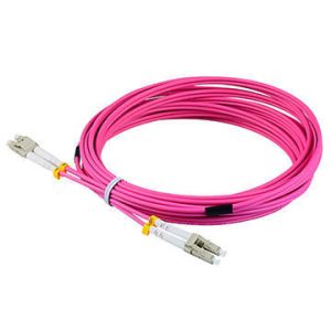 OM4 Multimode Fibre Patch Leads LC UPC Duplex LSZH 3m 2.0mm