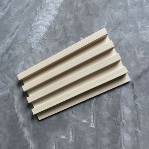 Cheap Wood Plastic Composite WPC Vertical Cladding Panels Customization for sale