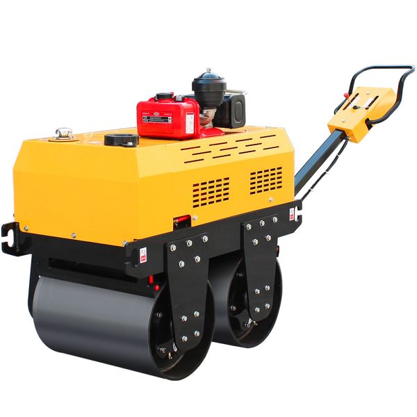 Quality 0.5 Ton Walk Behind Double Drum Vibratory Roller Road Roller with Unique Selling Point wholesale