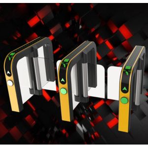 304 Stainless Steel Swing Barrier Gate Electronic Security Entrance Sliding