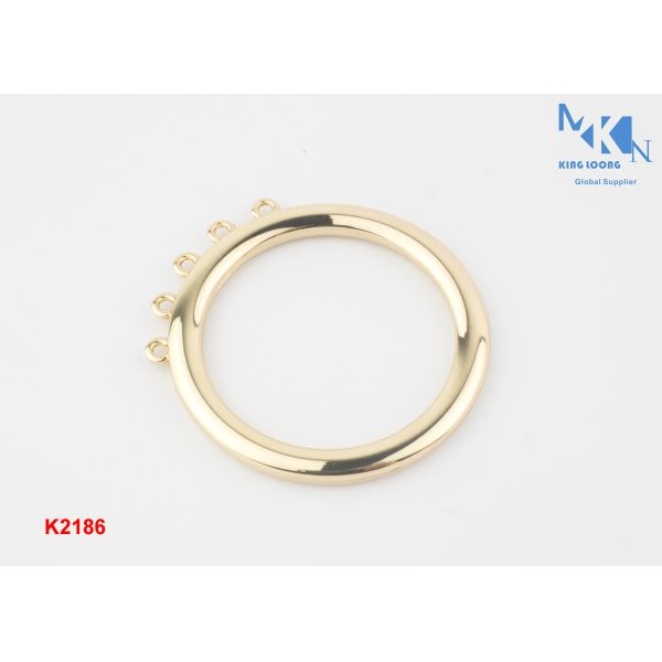 Quality Shiny Decorative Metal O Ring Buckle Bag Making Accessories RustProof wholesale