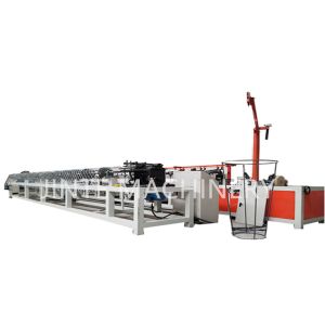 Galvanized Steel PLC Programmable 120MM Chain Link Fencing Machine