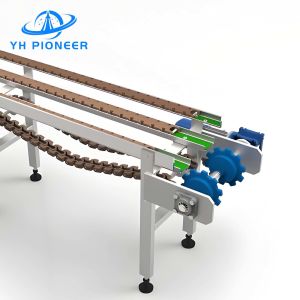 Cheap High Capacity Double Chain Conveyor Machine Material Handling CE Certificated for sale