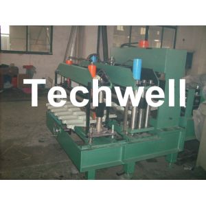 Custom 0.3 - 0.7mm Tile Roll Forming Machine With Double Press Mold And