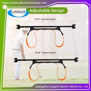 EZGO Four-Wheel Electric Golf Cart Rear Seat Bag Holder With Bracket Assembly