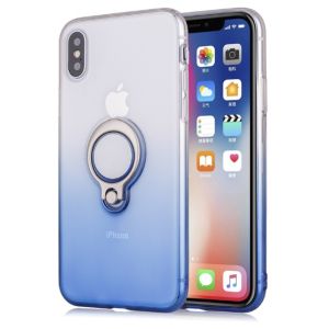 Cheap Color Gradient Ring Magnetic Car Mount Holder Soft TPU Case Back Cover For Oppo F5/A73/A79 R11S plus A5/A3S FIND X A71 for sale