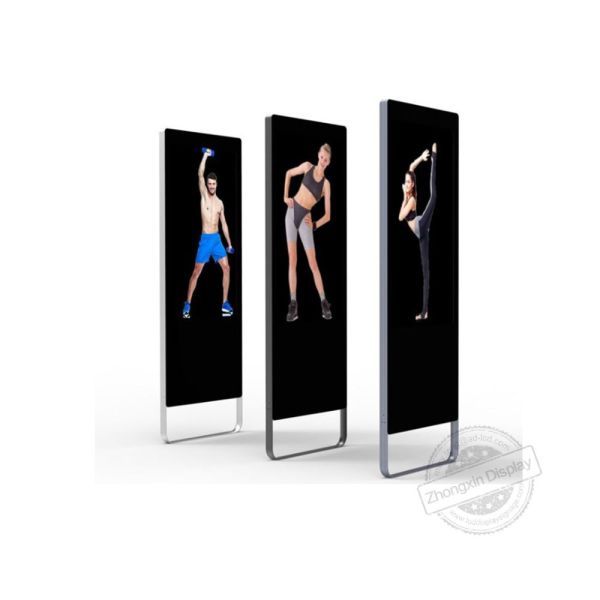 43inch Capacitive Touchscreen Magic Fitness Mirror With Virtual Trainer And