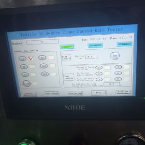 ASTM D1230 45 Degree Flammability Testing Machine Textile Fabric Flame Test