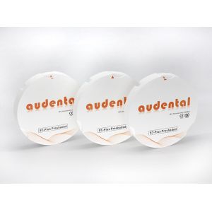 China Translucent Vita 16 ST/DST-Plus Zirconia Block Round Disc with 46% Translucency and 900Mpa Strength on sale