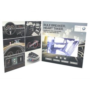 2018 VIF Promotion Gift Video Greeting Book Card Customised LCD Video Brochure