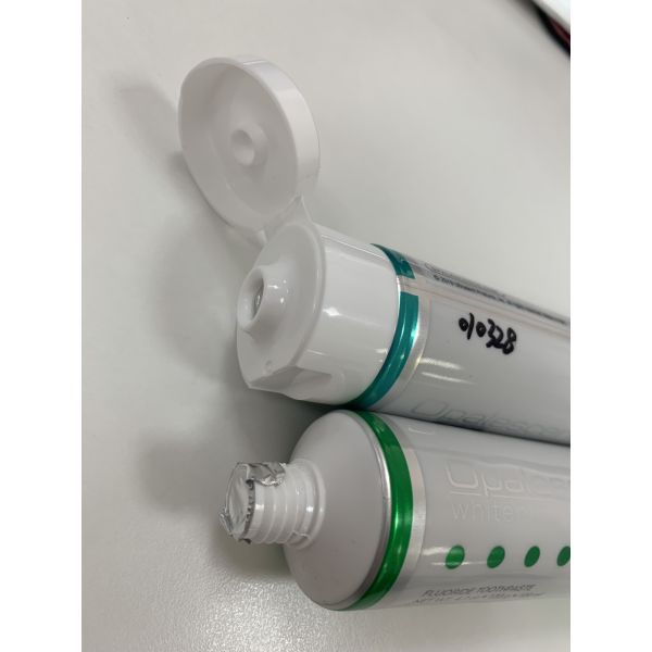 ABL Laminated Toothpaste Tube With Flip Top And Top Seal , Aluminium Cosmetic Tubes