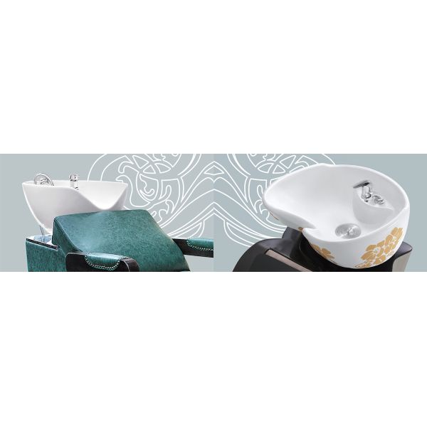 Ceramic shampoo basin for bathroom