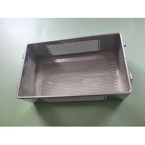 Fruit Stackable Metal Wire Storage Basket Rectangular