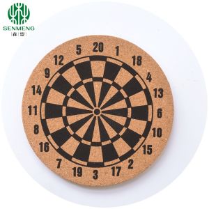 Custom Size Wholesale Natural Eco Friendly Cork Coaster Cork Cup Mats