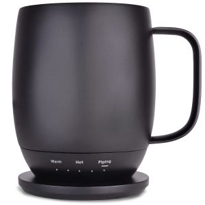 Electric Gooseneck Kettle, Temperature Control, Self-Heating Coffee Cup, LCD