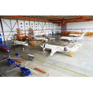 Customizable Commercial Steel Frame Building Metal Hangar Building With Sliding