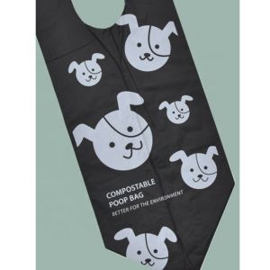 Eco Friendly 100 Biodegradable Dog Waste Poop Bags Custom Printed With Handles