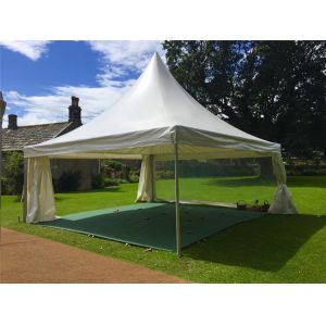 Quick Erected Outside Event Festival White Pagoda Tent 10ft X 10ft Multi Purpose