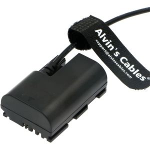 Alvin'S Cables E6 Dummy Battery To D Tap Power Cable For Canon R5C Camera 30CM