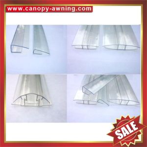 polycarbonate H connector profile for hollow pc sheet