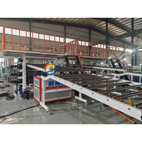 Quality 2-20 M / Min Speed Plastic Board Machine Single Plate Layers Extrusion Line Type wholesale