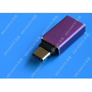MacBook Nexus 5X / 6P Type C Micro USB Purple Metal USB C to USB A 3.0