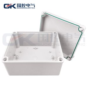 Screws White ABS Junction Box Dustproof Performance With Polycarbonate Coating