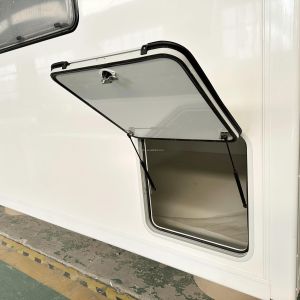 Self-tight Mechanical Lock Insulate Cargo Door for RV Motorhomes Camper Trucks