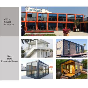 Steel Structure Building 40ft Prefabricated Shipping Container House and