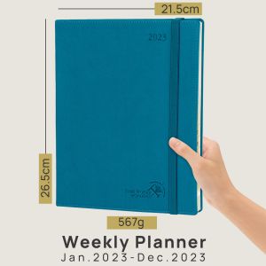 Ink Proof Customisation Weekly Planner 2023 Ivory Paper