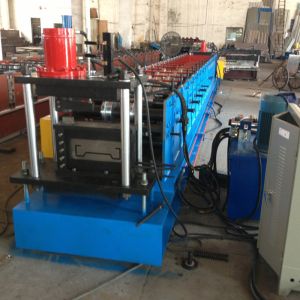 Galvanized Steel 1-2mm Thickness M Purlin Rack Roll Forming Machine With Chain