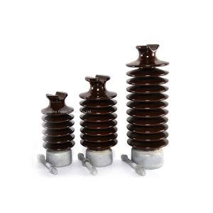 Porcelain Brown Station Post Insulator ANSI 57-5 Standard