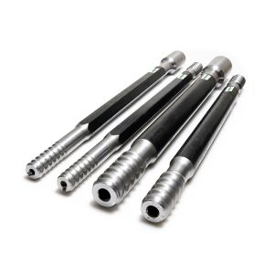 T38 Threaded Drill Rod Top Hammer Drilling Tools Of Guide Tube 915mm To 6095mm
