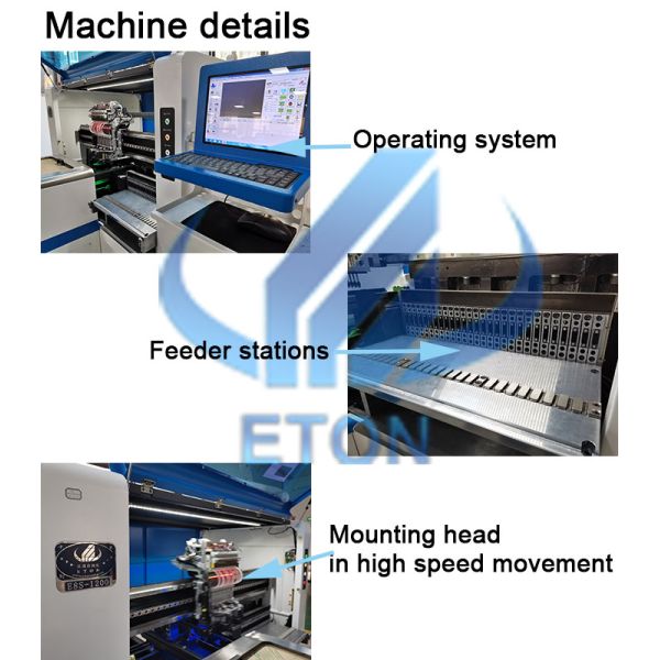 28 Feeders LED Pick And Place Machine Bulb SMT Mounting Machine