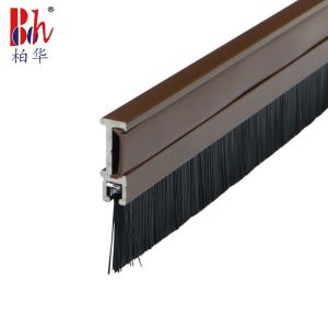 Aluminium Alloy Door Bottom Sweep With Brush