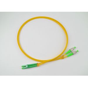 Single Mode FC To LC Fiber Optical Patch Cord With FC-LC UPC Or APC Optical