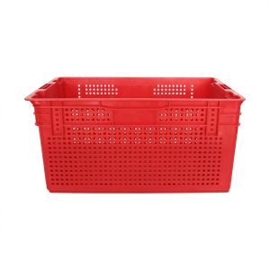 600x400x310mm Mesh Style PP/PE Plastic Box Compartment Crate for Transporting